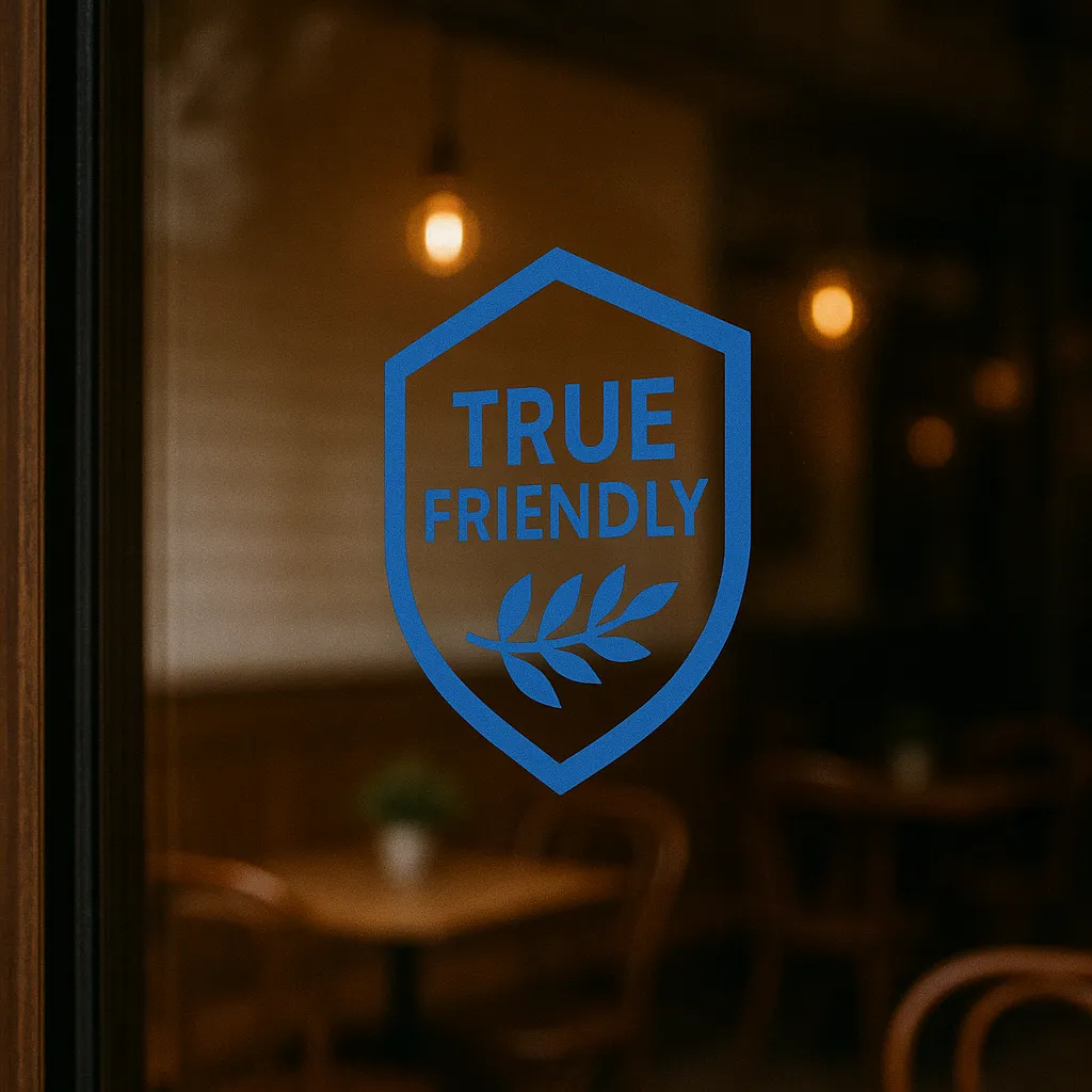 True Friendly Sticker